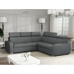 Ecksofa Losar 2rR2p mit Schlaffunktion und Bettkasten