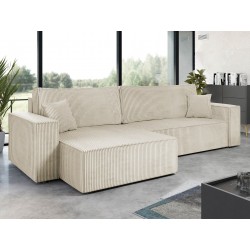 Miniaturbild von Ecksofa Kasjusz Maxi Cord mit Bettkasten und Schlaffunktion