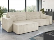 Ecksofa Kasjusz Maxi Cord mit Bettkasten und Schlaffunktion