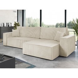 Miniaturbild von Ecksofa Kasjusz Maxi Cord mit Bettkasten und Schlaffunktion