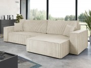 Ecksofa Kasjusz Maxi Cord mit Bettkasten und Schlaffunktion