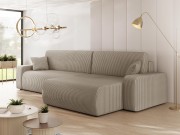 Ecksofa Easton Maxi Cord mit Bettkasten und Schlaffunktion
