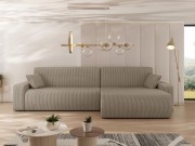 Ecksofa Easton Maxi Cord mit Bettkasten und Schlaffunktion