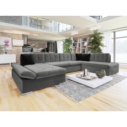 Wohnlandschaft Genero mit Bettkasten und Schlaffunktion