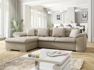 Ecksofa Dino mit Bettkasten und Schlaffunktion