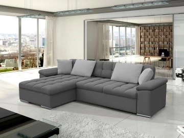 Ecksofa Dino mit Bettkasten und Schlaffunktion