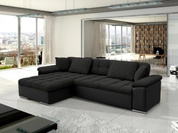 Ecksofa Dino mit Bettkasten und Schlaffunktion
