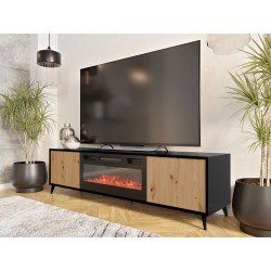 Miniaturbild von TV-Lowboard Oksawi EF mit Kamin