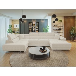 Miniaturbild von Wohnlandschaft Torezio Bis Cord mit Schlaffunktion und Bettkasten