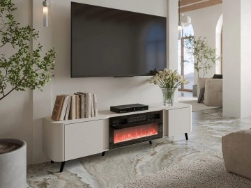 TV-Lowboard Newort 200 EF mit Kamin