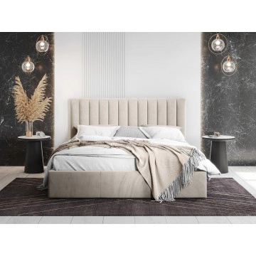 Polsterbett mit Bettkasten Nowerins