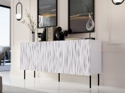 Kommode mit 3 Türen Lameller 152