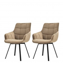 Polsterstuhl Dolior (2er-Set)