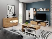 Wohnwand Tauron mit Kommode und Couchtisch