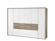 Großer Falttüren-Kleiderschrank Persearo 310