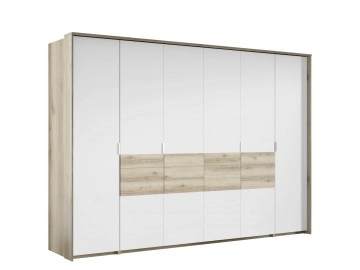 Großer Falttüren-Kleiderschrank Persearo 310