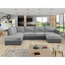 Wohnlandschaft Szafran mit zwei Bettkästen und Schlaffunktion Premium