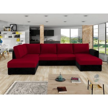 Wohnlandschaft Szafran mit zwei Bettkästen und Schlaffunktion Premium