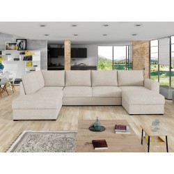 Miniaturbild von Wohnlandschaft Szafran mit zwei Bettkästen und Schlaffunktion Premium