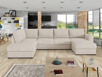 Wohnlandschaft Szafran mit zwei Bettkästen und Schlaffunktion Premium