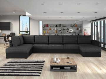 Wohnlandschaft Szafran Large mit zwei Bettkästen und Schlaffunktion