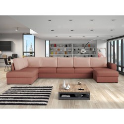 Miniaturbild von Wohnlandschaft Szafran Large mit zwei Bettkästen und Schlaffunktion Premium