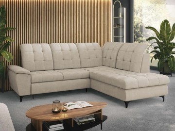 Ecksofa Cadriel mit Schlaffunktion und Bettkasten