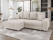 Ecksofa Nelwe mit Schlaffunktion und zwei Bettkästen