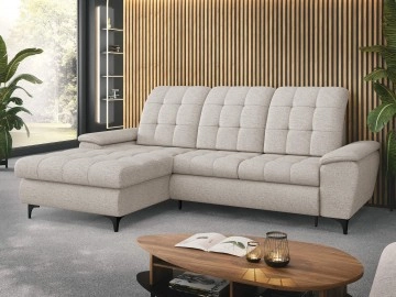 Ecksofa Meranta mit Schlaffunktion und Bettkasten