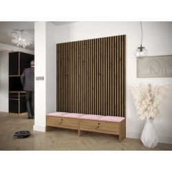 Garderobe mit Sitzbank Esmoltis V