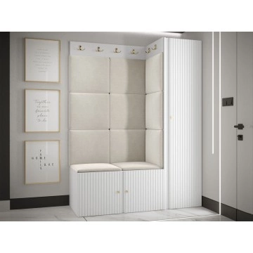 Garderobenset mit Sitzbank Towiro Slim IX