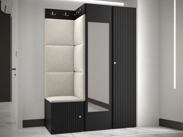 Garderobenschrank mit Sitzbank Towiro Slim XXIV