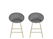 Im Set zwei Barhocker H112