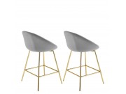 Im Set zwei Barhocker H112