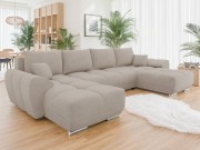 Ecksofa Bordia U mit Bettkasten und Schlaffunktion