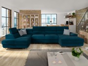 Wohnlandschaft Alvin Bis mit Schlaffunktion und Bettkasten Premium