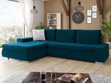 Ecksofa Herkules mit Schlaffunktion und Bettkasten Premium