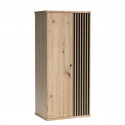 Miniaturbild von Kleiderschrank 2 türig mit Lamellen Sigeren SG01