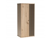 Kleiderschrank 2 türig mit Lamellen Sigeren SG01