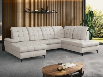 Wohnlandschaft Veirana mit Schlaffunktion und zwei Bettkästen