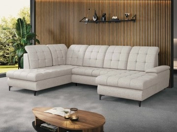 Wohnlandschaft Veirana mit Schlaffunktion und zwei Bettkästen
