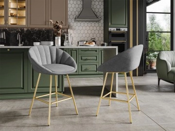 Im Set zwei Barhocker H112