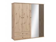 Kleiderschrank 4 türig Sigeren SG24