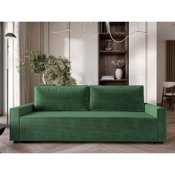 Sofa Biloteso Cord mit Schlaffunktion und Bettkasten