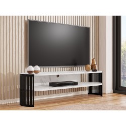 Basis TVボード TV-Lowboard oval Zinzit ⇒ Kostenloser Versand!