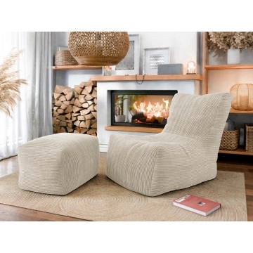 Sitzsack Sezerto Cord mit Sitzsack Zanfare Cord
