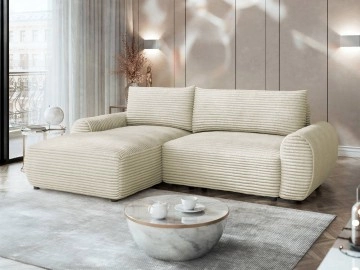 Ecksofa Ecenut mit Bettkasten und Schlaffunktion