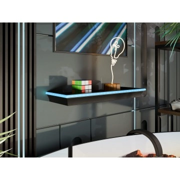 Wandregal Anolis mit LED-Beleuchtung