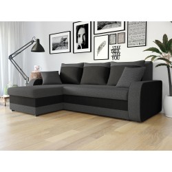 Miniaturbild von Ecksofa Dalmir Lux mit Schlaffunktion und zwei Bettkästen