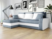 Ecksofa Dalmir Lux mit Schlaffunktion und zwei Bettkästen